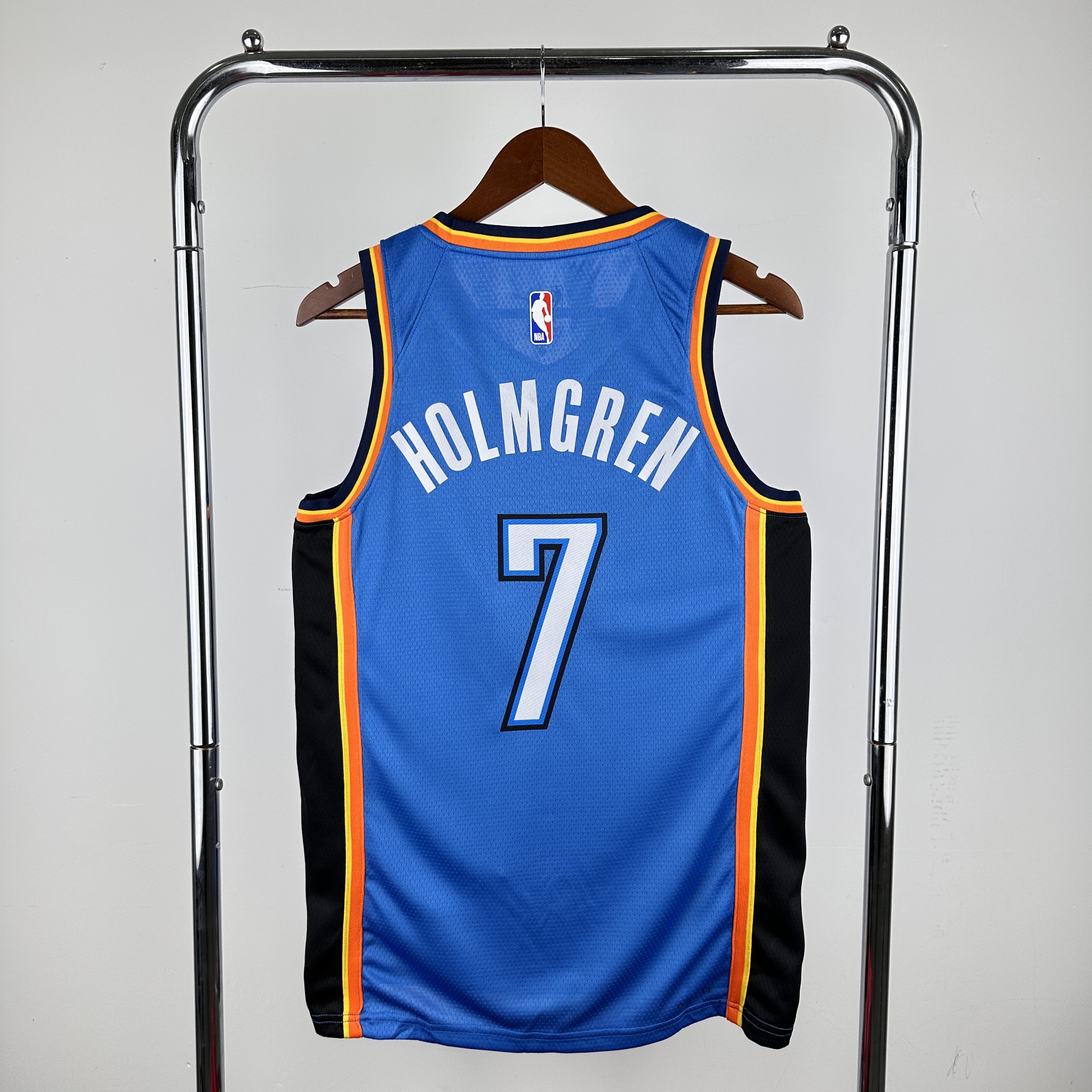 Men Oklahoma City Thunder #7 Holmgren Blue Nike 2024 NBA Jersey->chicago white sox->MLB Jersey